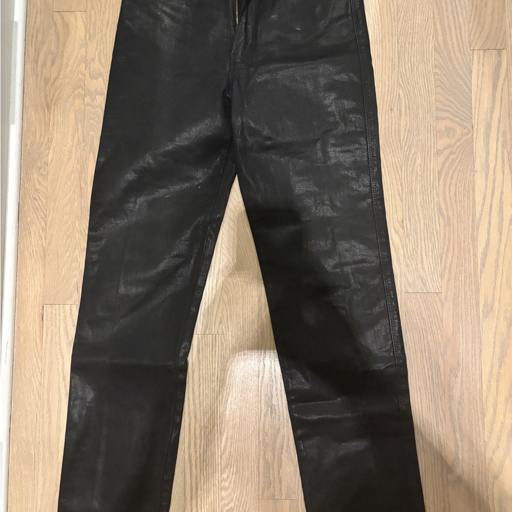 Frame Denim Black Skinny Jeans Sleek Fit